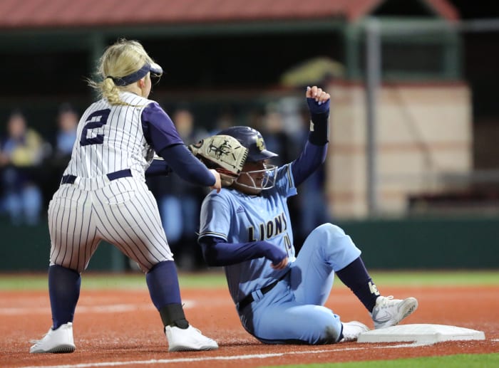 Montgomery Lake Creek Allen Texas softball Allen Tournament 022323 Brian McLean 25